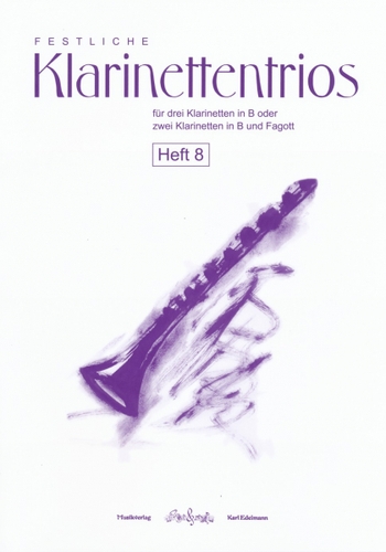 Festliche Klarinettentrios - Heft 8
