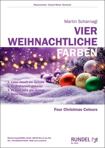 Vier weihnachtliche Farben
