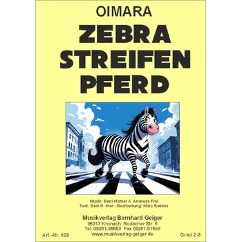 Zebrastreifenpferd