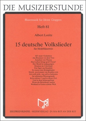 15 deutsche Volkslieder