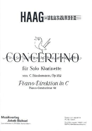 Concertino für Solo Klarinette op. 182