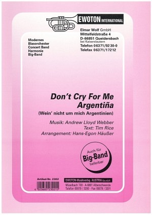 Don't cry for me Argentina
