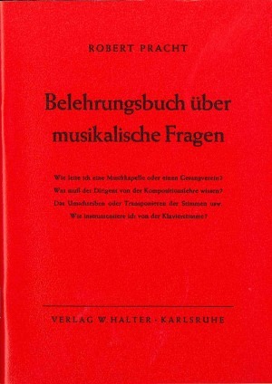 Belehrungsbuch über musikalische Fragen