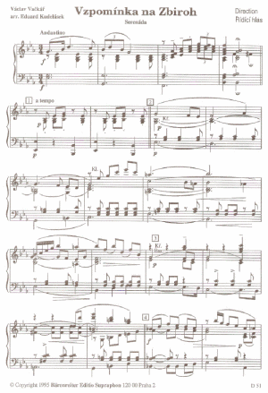 Vzpominka na Zbiroh (Serenada) (Erinnerung an Spiro - Erinnerungen an Zbiroh)