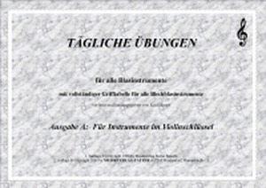 Tägliche Übungen - Violinschlüssel (Ausgabe A)