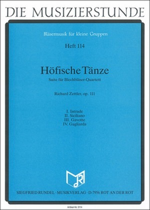 Höfische Tänze, op. 111