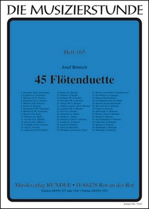 45 Flötenduette