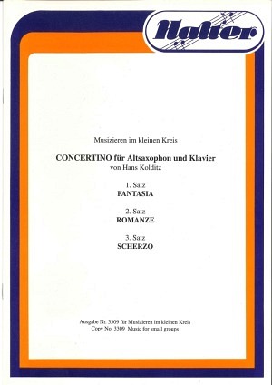 Concertino für Altsaxophon und Klavier