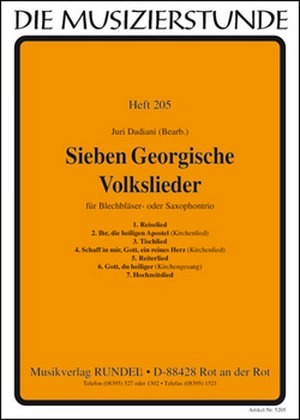 Sieben Georgische Volkslieder