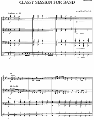 Classy Session for Band