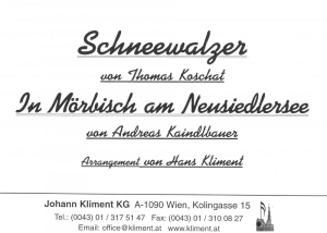 Schneewalzer