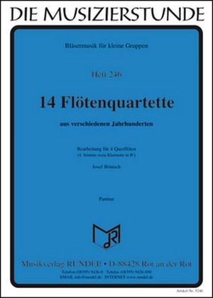 14 Flötenquartette