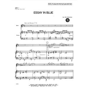 Essay in Blue (Saxophon)