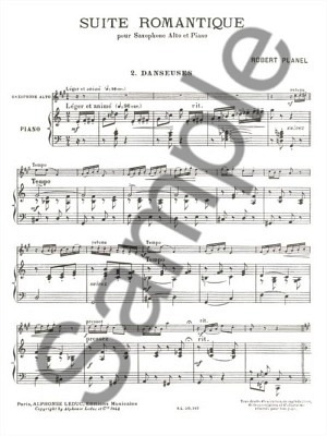 Suite Romantique Nr. 2 (Saxophon)