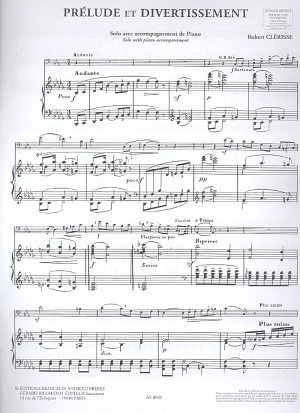 Prelude et Divertissement (Saxophon)