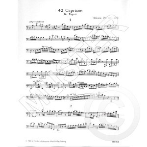 42 Capricen (Fagott)