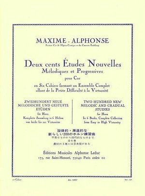 Deux cents Etudes Nouvelles, Band 1 (Horn)