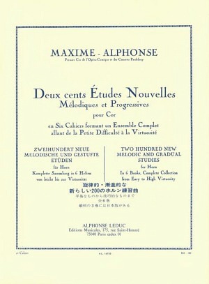 Deux cents Etudes Nouvelles, Band 2 (Horn)