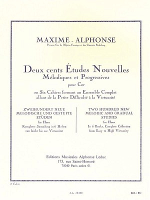 Deux cents Etudes Nouvelles, Band 5 (Horn)