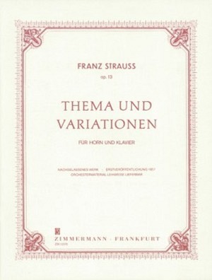 Thema und Variationen, op. 13 (Horn)
