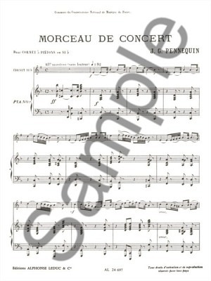 Morceau de Concert (Trompete/Flügelhorn)