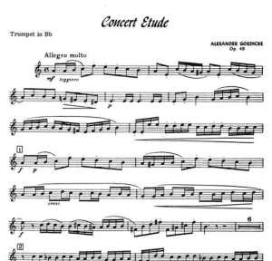 Concert Etude, op. 49 (Trompete)