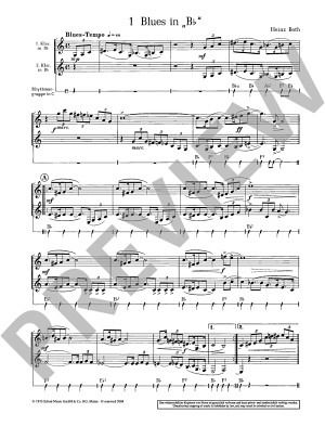 Tanz und Jazzduette - 1 (Klarinette)