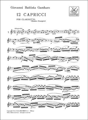 21 Capricci (Klarinette)