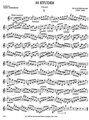 30 Etudes (Klarinette)