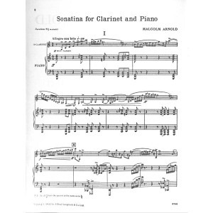 Sonatina für Klarinette & Klavier