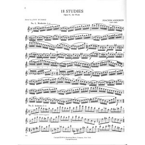 18 Studies op. 41 (Flöte)