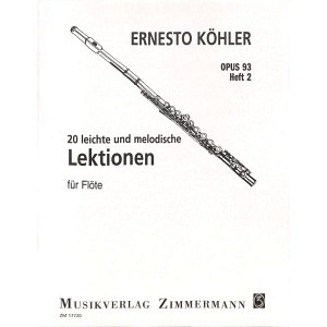 20 leichte und melodische Lektionen II, op. 93 (Flöte)