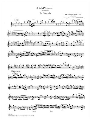 3 Caprici op. 10 (Flöte)