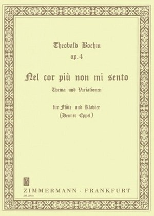 Nel cor piu mi sento op. 4 (Flöte)