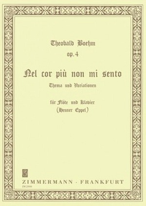 Nel cor piu mi sento op. 4 (Flöte)