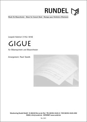 Gigue für Bläserquintett und Blasorchester