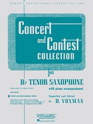 Concert and Contest Collection Tenorsax - PIANO