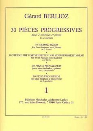 30 Pieces Progressives (Pauken) - Band 1