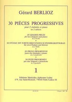 30 Pieces Progressives (Pauken) - Band 1