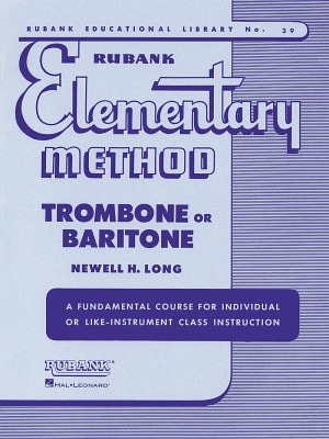 Elementary Method for Trombone or Bariton
