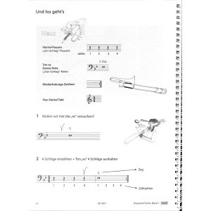 Posaunenfuchs, Band 1 (inkl. Online Audio)