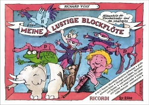 Meine lustige Blockflöte 1 - SY 2500 - deutsche Griffweise (ohne CD)