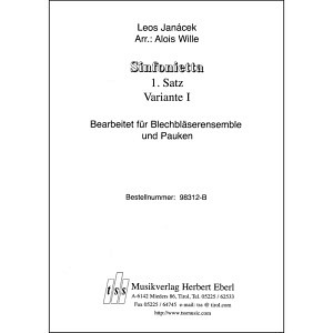 Sinfonietta I für Blechbläser und Pauken
