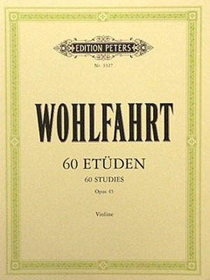 60 Etüden, op. 45 - VIOLINE (Herausgeber Sitt)