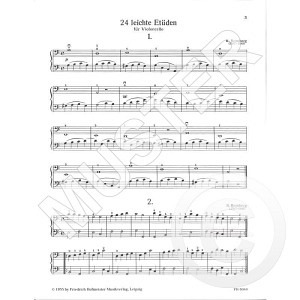 24 leichte Etüden
