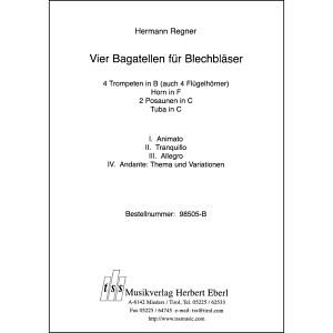 Vier Bagatellen für Blechbläser