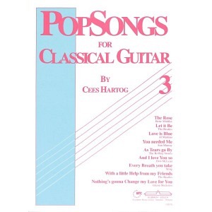 Pop Songs 3 for classical guitar
