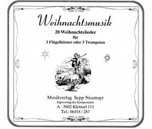 20 Weihnachtslieder für 3 Flügelhörner oder 3 Trompeten