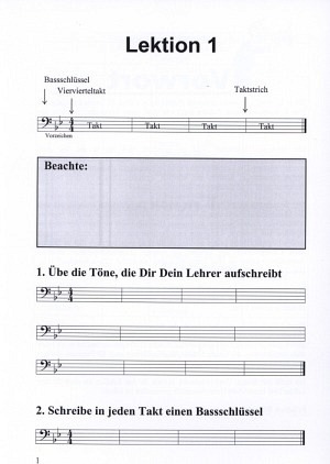 Große Schule für B-Tuba - Band 1