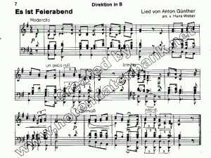 Es ist Feierabend